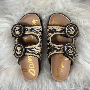 New! Sam Edelman Reina Raffia Sandal ~ Women Size 7.5